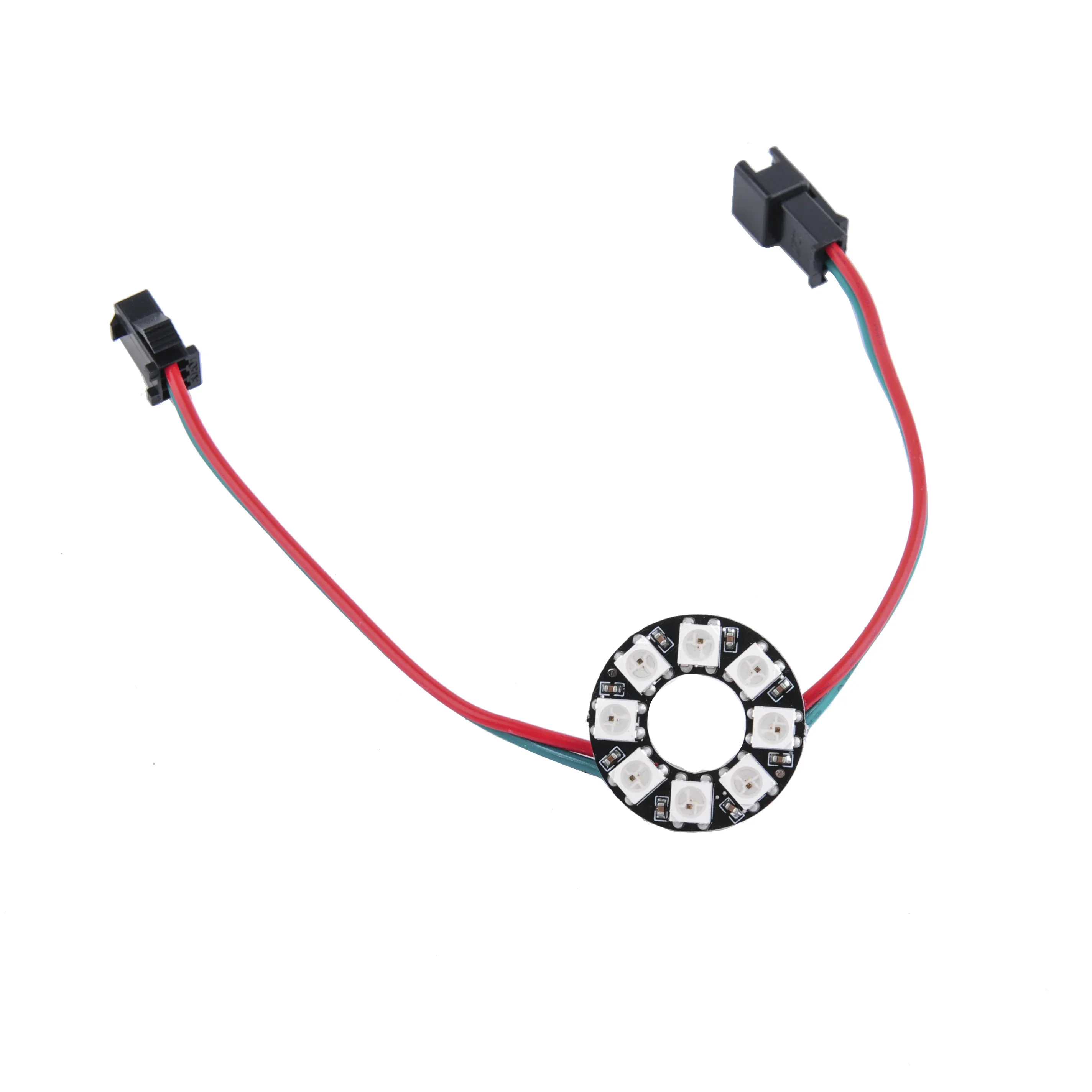 8/16/24/35/45/128bits WS2812B 5050 Pixel LED Circle Ring Addressable RGB LED Module DC 5V for Arduino Raspberry Pi
