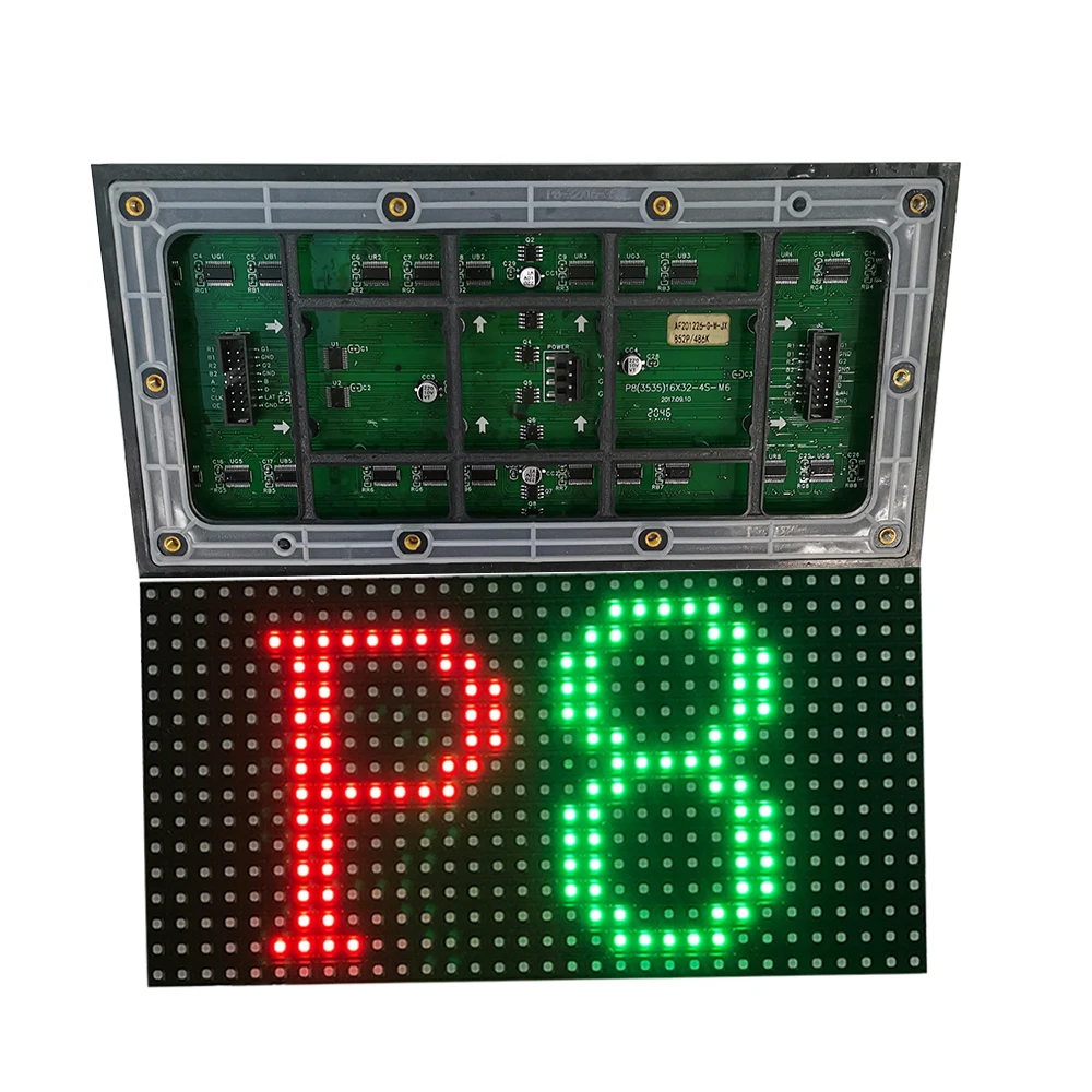 Special sale P8 SMD outdoor LED module HUB75 interface 1/4 scan current