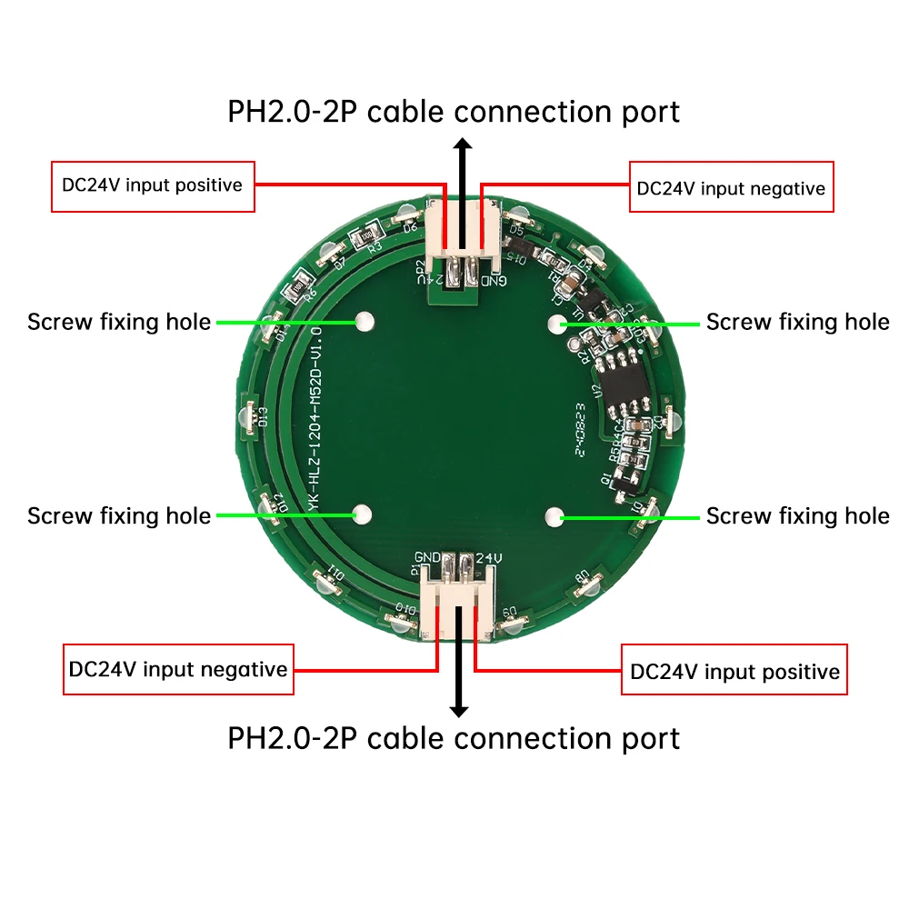 DC 24V 5A Touch Sensitive LED Light-emitting Module Creative Touch DIY Desktop River Light Festive Atmosphere Floor Lamp