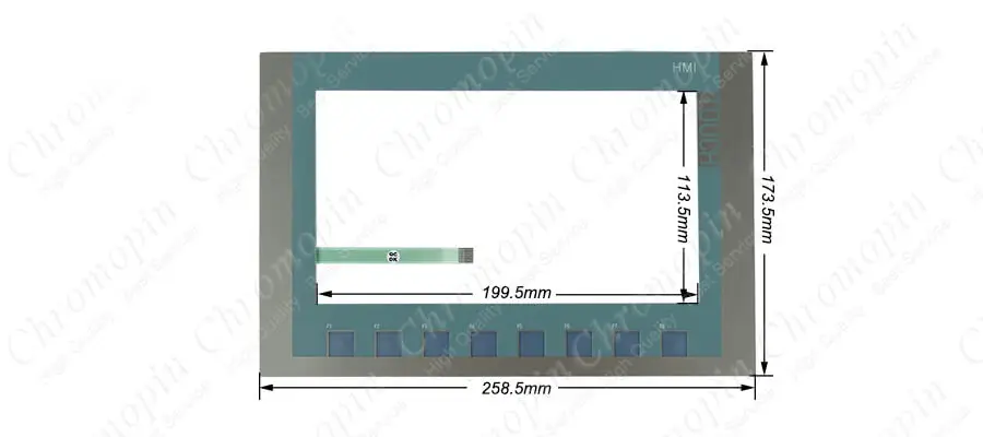 6AV2123-2JB03-0AX0 Plastic Case Cover for 6AV2 123-2JB03-0AX0 KTP900 Basic Touch Screen Membrane Keypad LCD Display