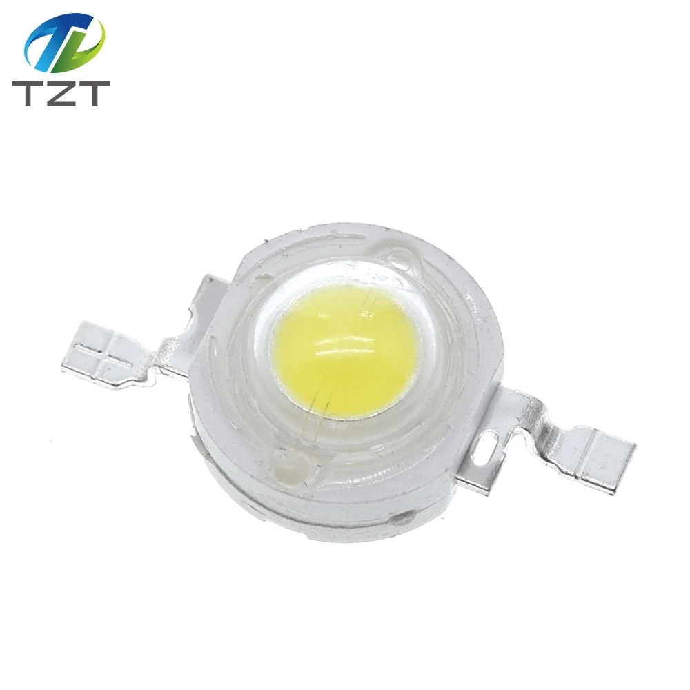 10/100PCS led 1W 100-120LM LED Bulb IC SMD Lamp Light Daylight white High Power 1W LED Lamp bead