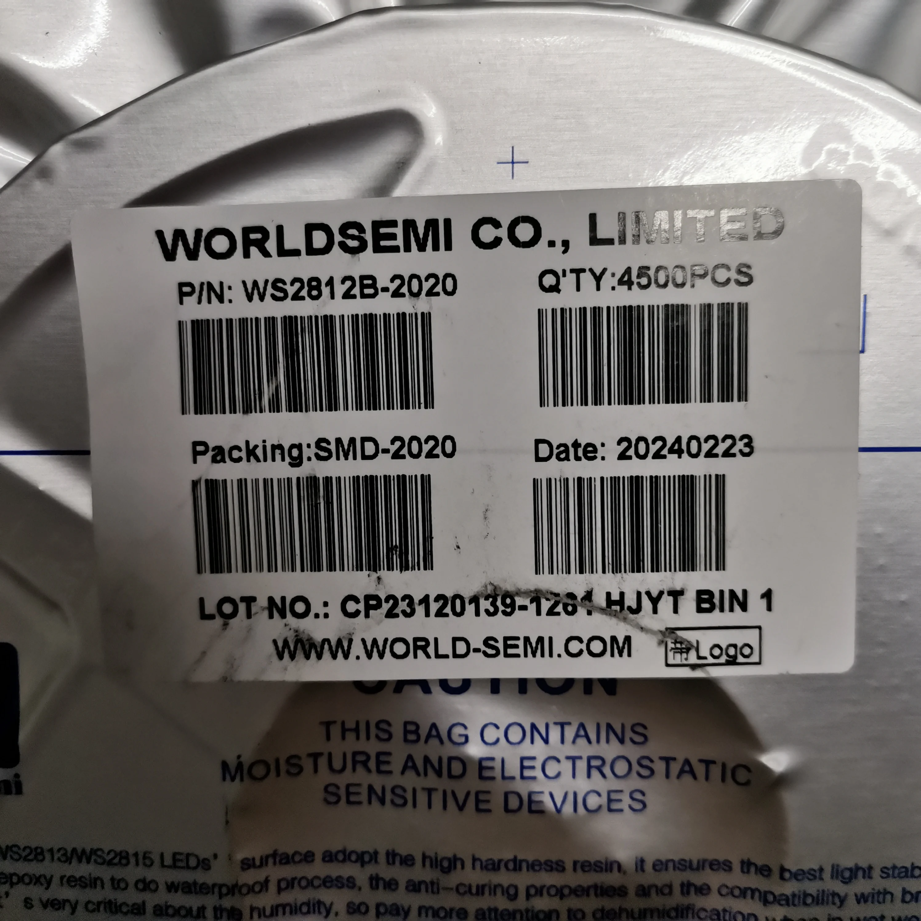 20/100pcs WS2812B-2020 SMD 2020 Mini LED Chip Addressable Digital RGB Full Color LED Chip LED Discrete Serial Red, Green, Blue