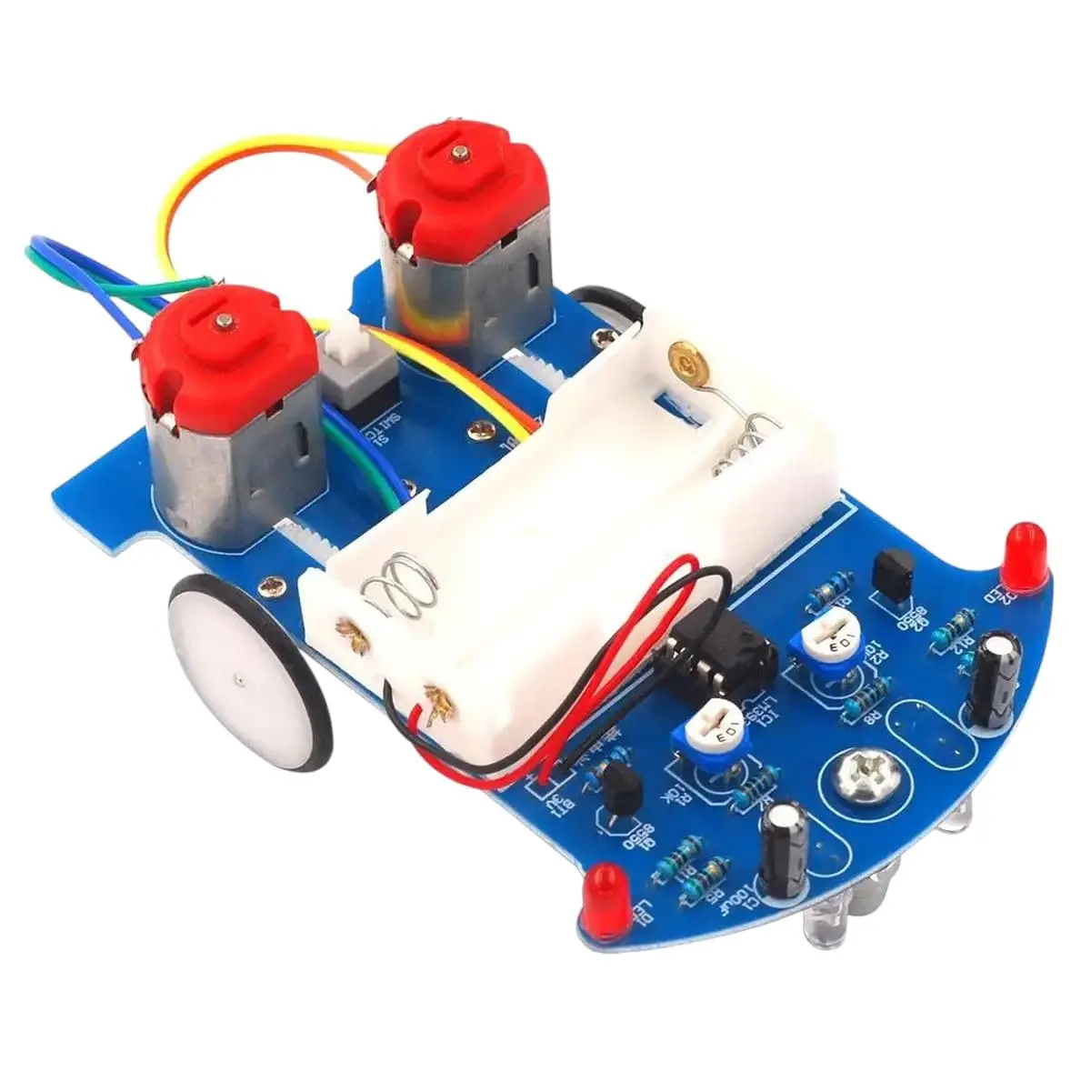 Electronic DIY Kit D2-5 Intelligent Tracking Line Car Tt Motor Assembly Smart Patrol Automobile Parts New 2025 for Arrival High