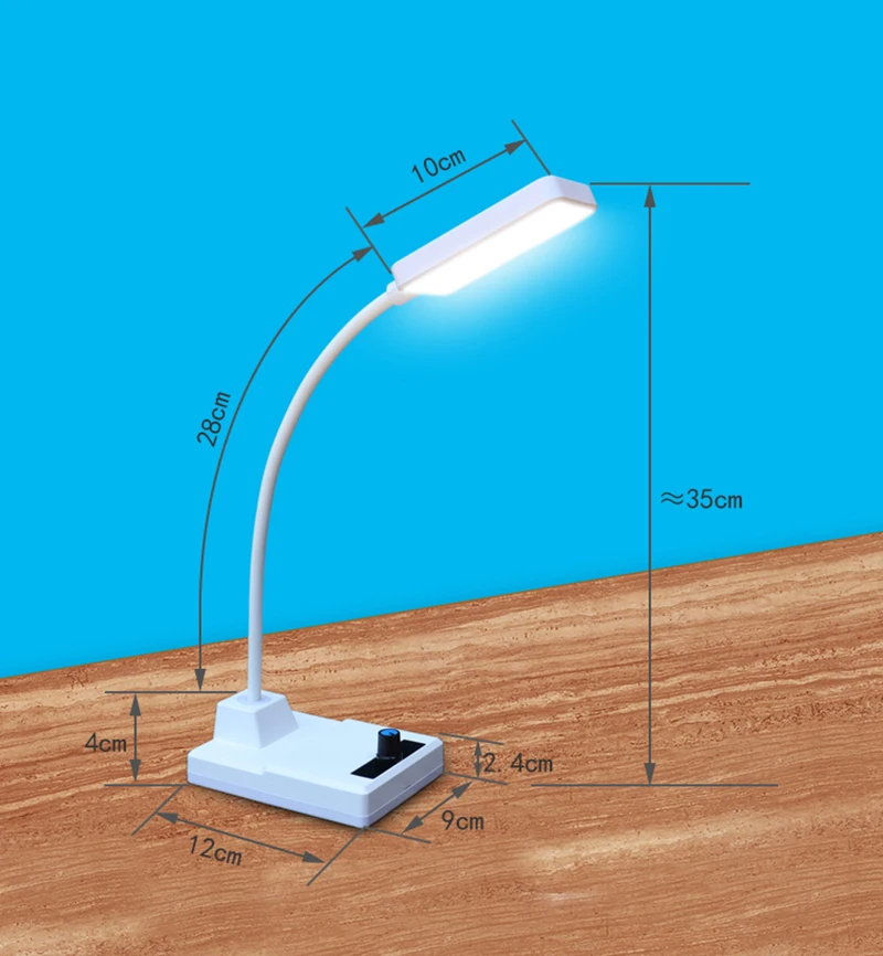DIY Electronic Kit NE555 LED Dimming Table Lamp Kit PWM Circuit DIY Soldering Assembly 8.5W 5V 2A With Switch Potentiometer