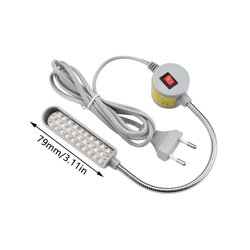 LED30 LED bead sewing machine lighting work light, strong magnetic base, long hose can easily change the lighting position