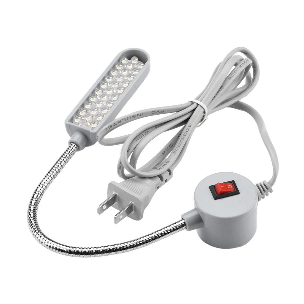 LED30 LED bead sewing machine lighting work light, strong magnetic base, long hose can easily change the lighting position