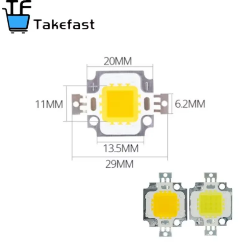 White / Warm White 10W 20W 30W 50W 100W LED light Chip DC 12V 36V COB Integrated LED lamp Chip DIY Floodlight Spotlight Bulb