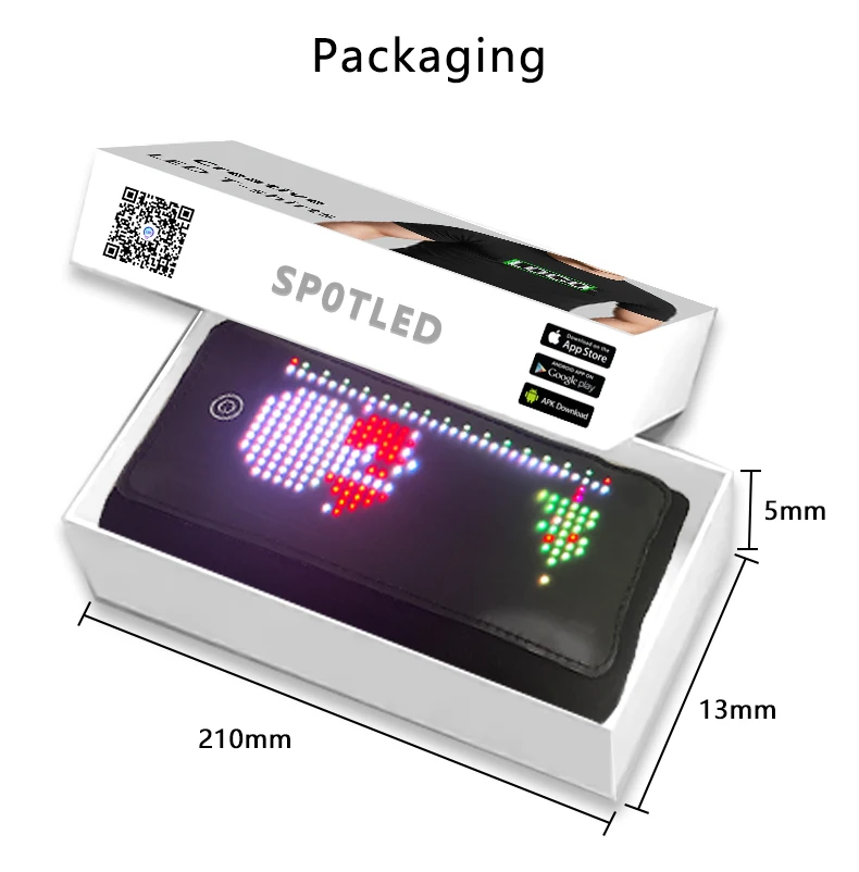 APP Control Bluetooth Programmable LED T Shirt with RGB Full Color Light Up LED Display Screen, Unisex Fashion LED T Shirt Panel