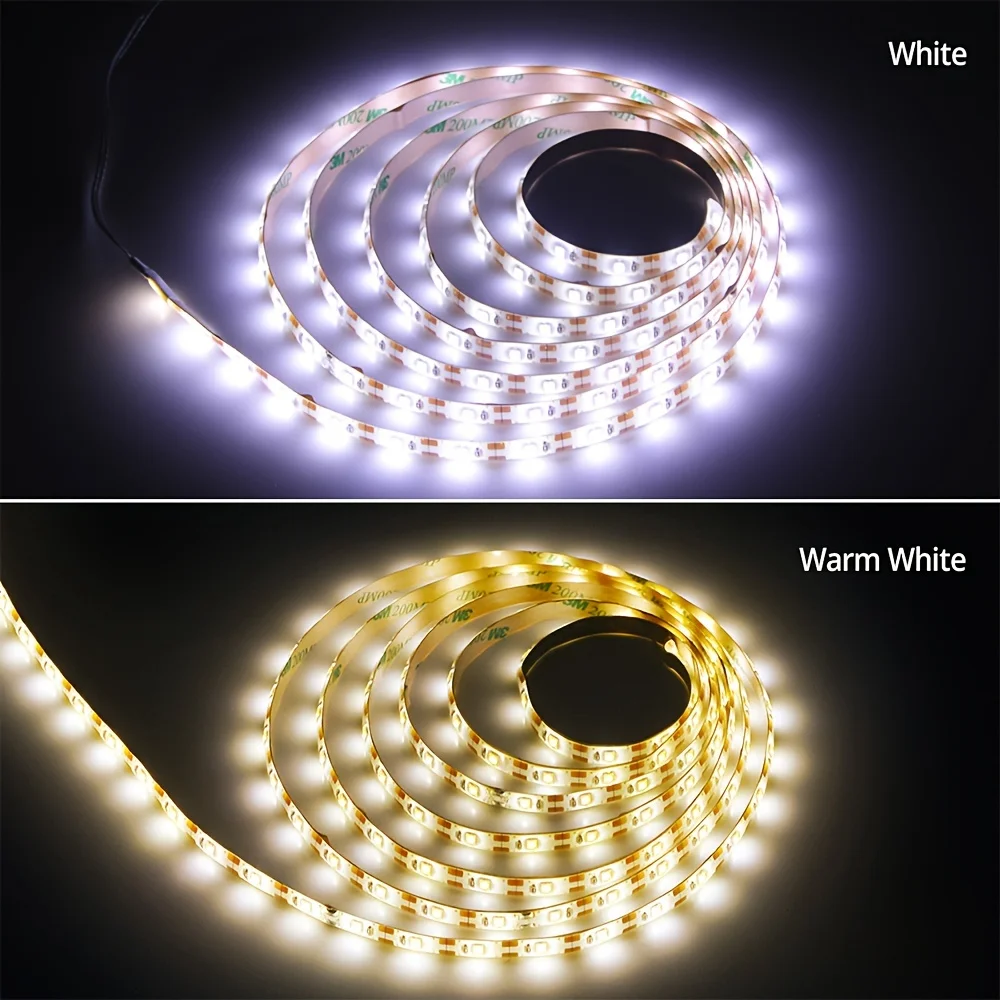 LED Strip Light with Touch Switch USB 2835SMD LED Light Stylish Tape Ribbon Flexible Decorative Lighting Bedroom Decorations
