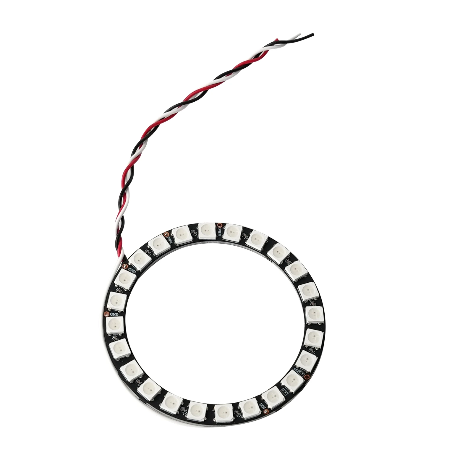7/12/16/24/60 Bits WS2812B 5050 RGB LED Ring Programmable Lamp Light Arduino/Raspberry Pi Compatible 1/4/8 PCS Optional