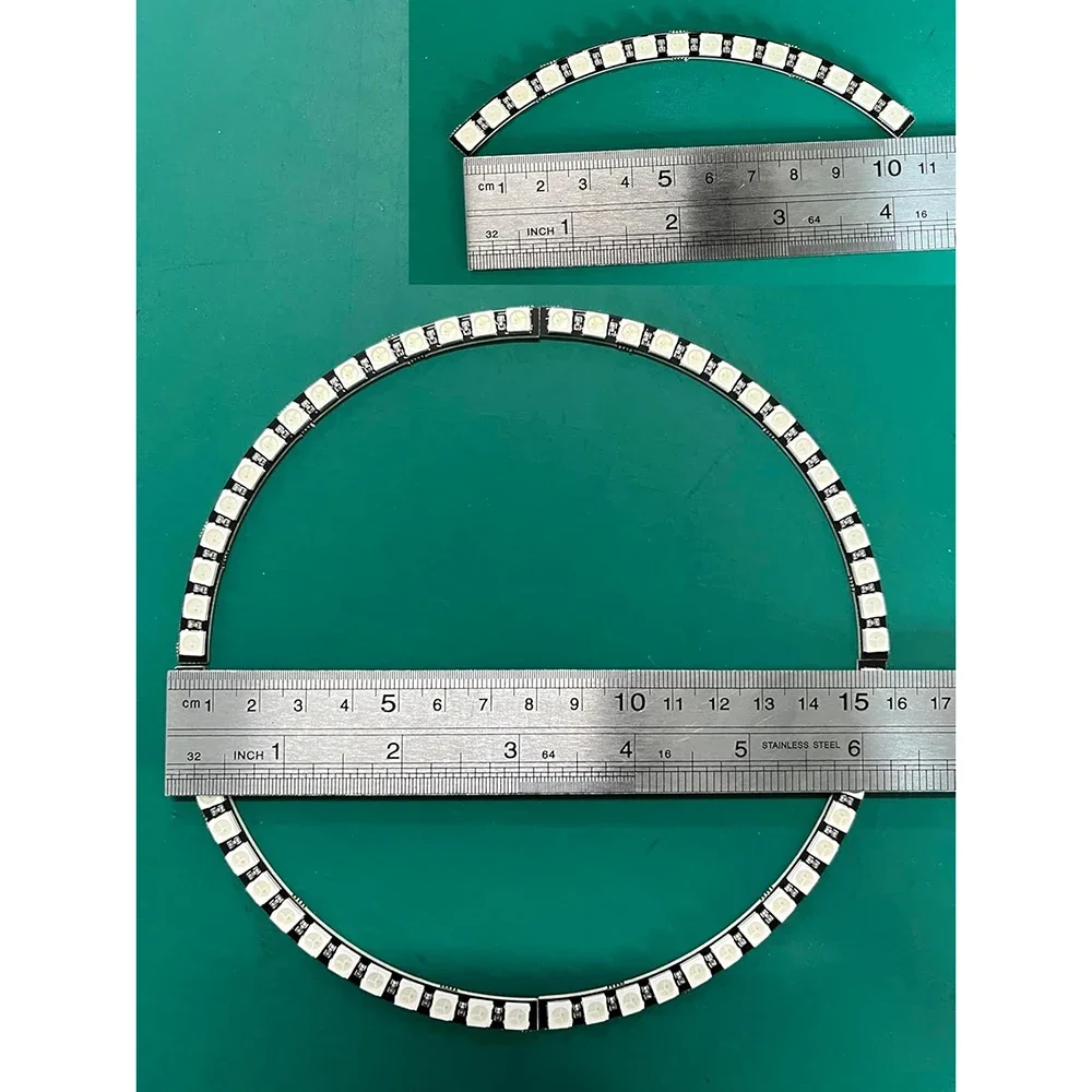 7/12/16/24/60 Bits WS2812B 5050 RGB LED Ring Programmable Lamp Light Arduino/Raspberry Pi Compatible 1/4/8 PCS Optional