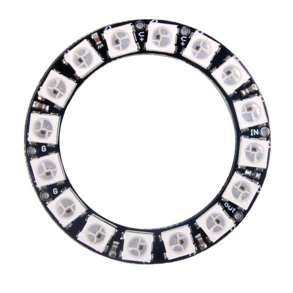 7/12/16/24/60 Bits WS2812B 5050 RGB LED Ring Programmable Lamp Light Arduino/Raspberry Pi Compatible 1/4/8 PCS Optional