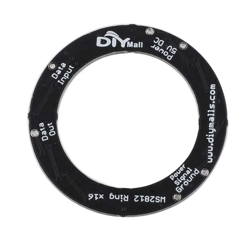 7/12/16/24/60 Bits WS2812B 5050 RGB LED Ring Programmable Lamp Light Arduino/Raspberry Pi Compatible 1/4/8 PCS Optional
