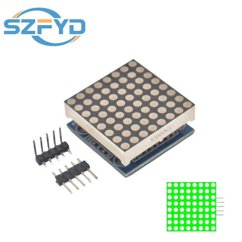 MAX7219 Dot Matrix Module Control Module Microcontroller Control Driver DIY KIT MCU LED Module Display Module