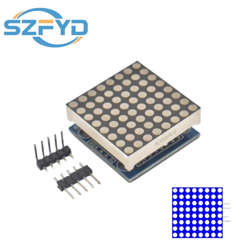MAX7219 Dot Matrix Module Control Module Microcontroller Control Driver DIY KIT MCU LED Module Display Module