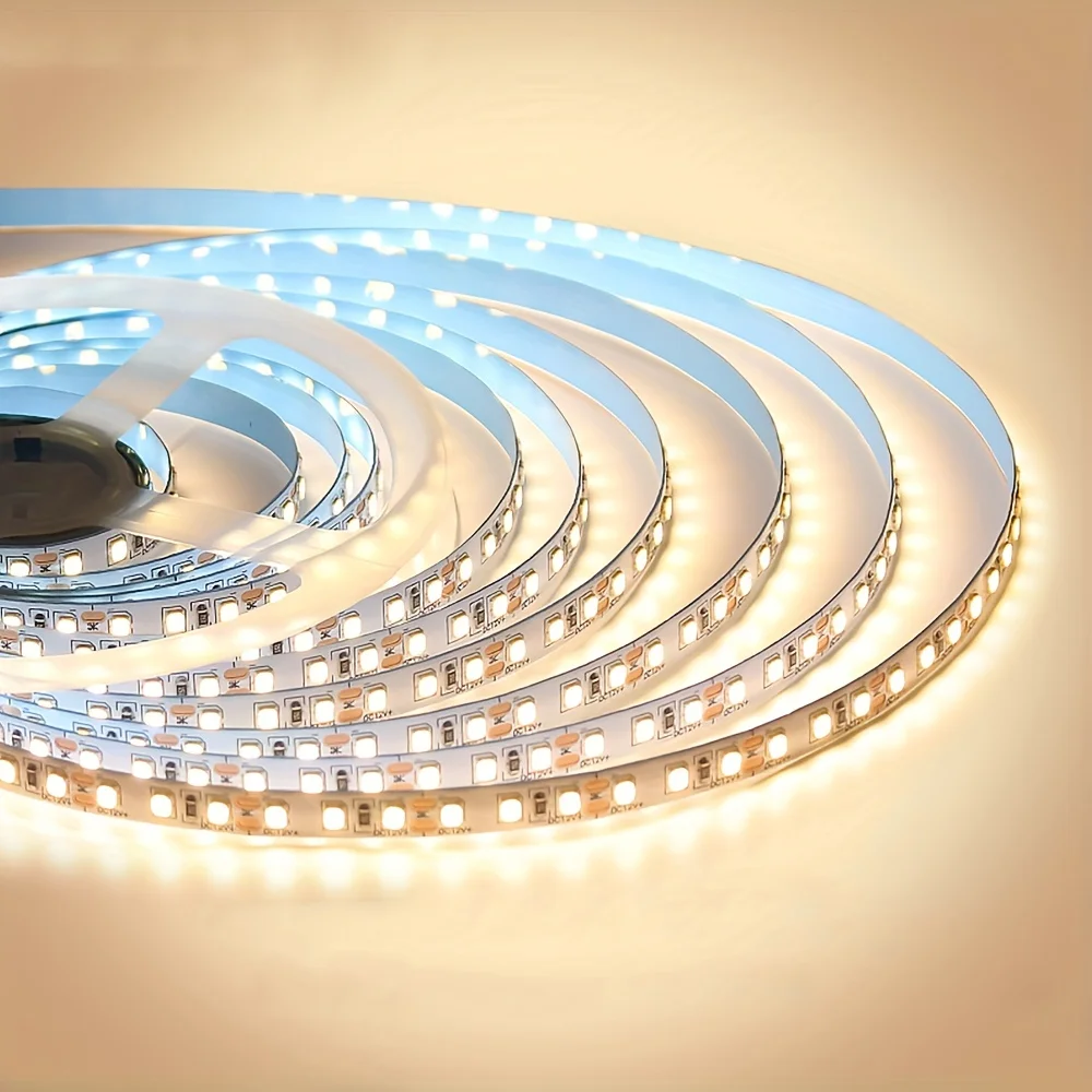 LED Light Strip 2835 Flexible Lighting USB Touch Switch Dimmable Flexible Warm/White Closet LED Strip For Mirror Stair Lighting