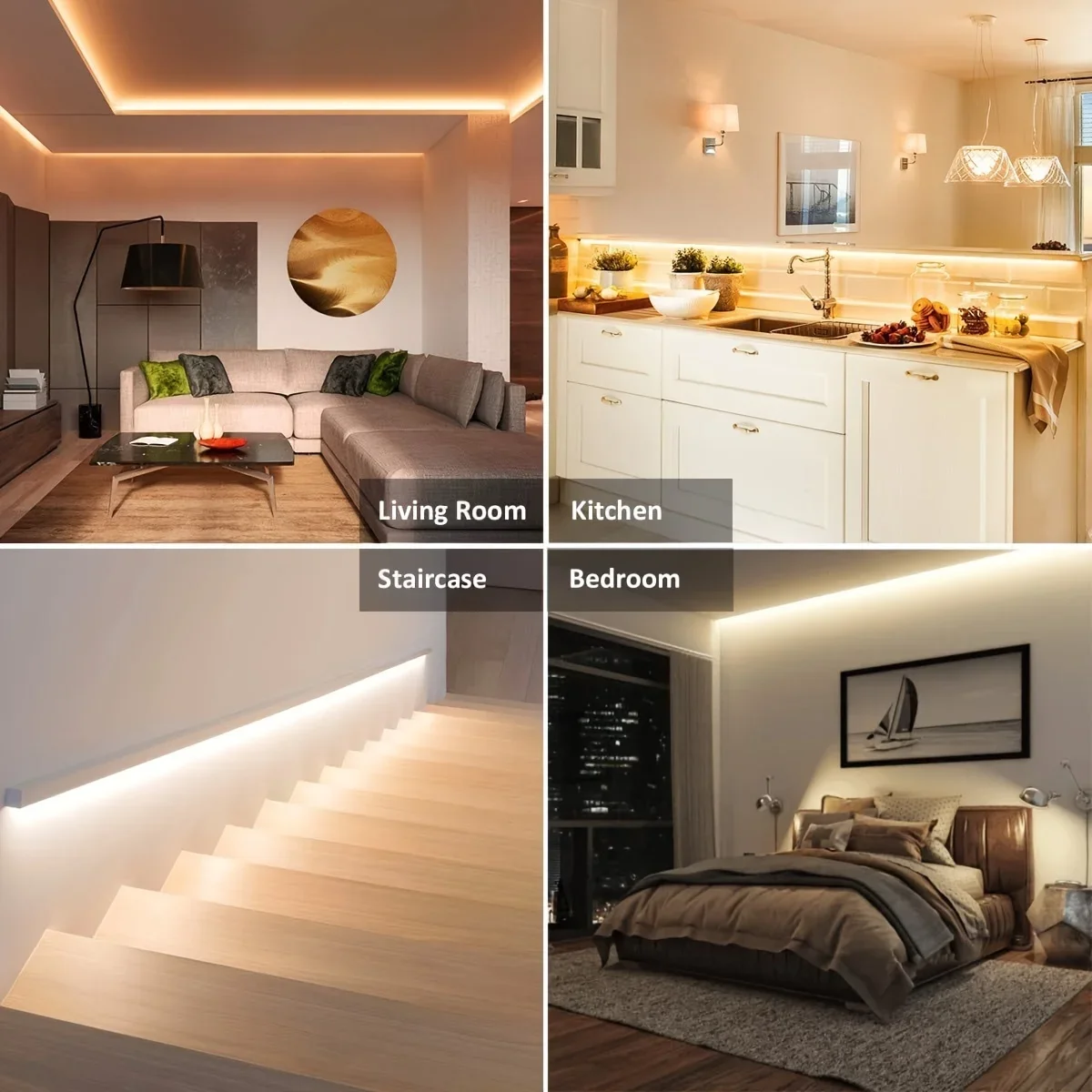 5V USB Flexible Cuttable LED Strip Light with Button Switch Adhesive Backing for TV Backlighting Cabinets Home Decor Lighting