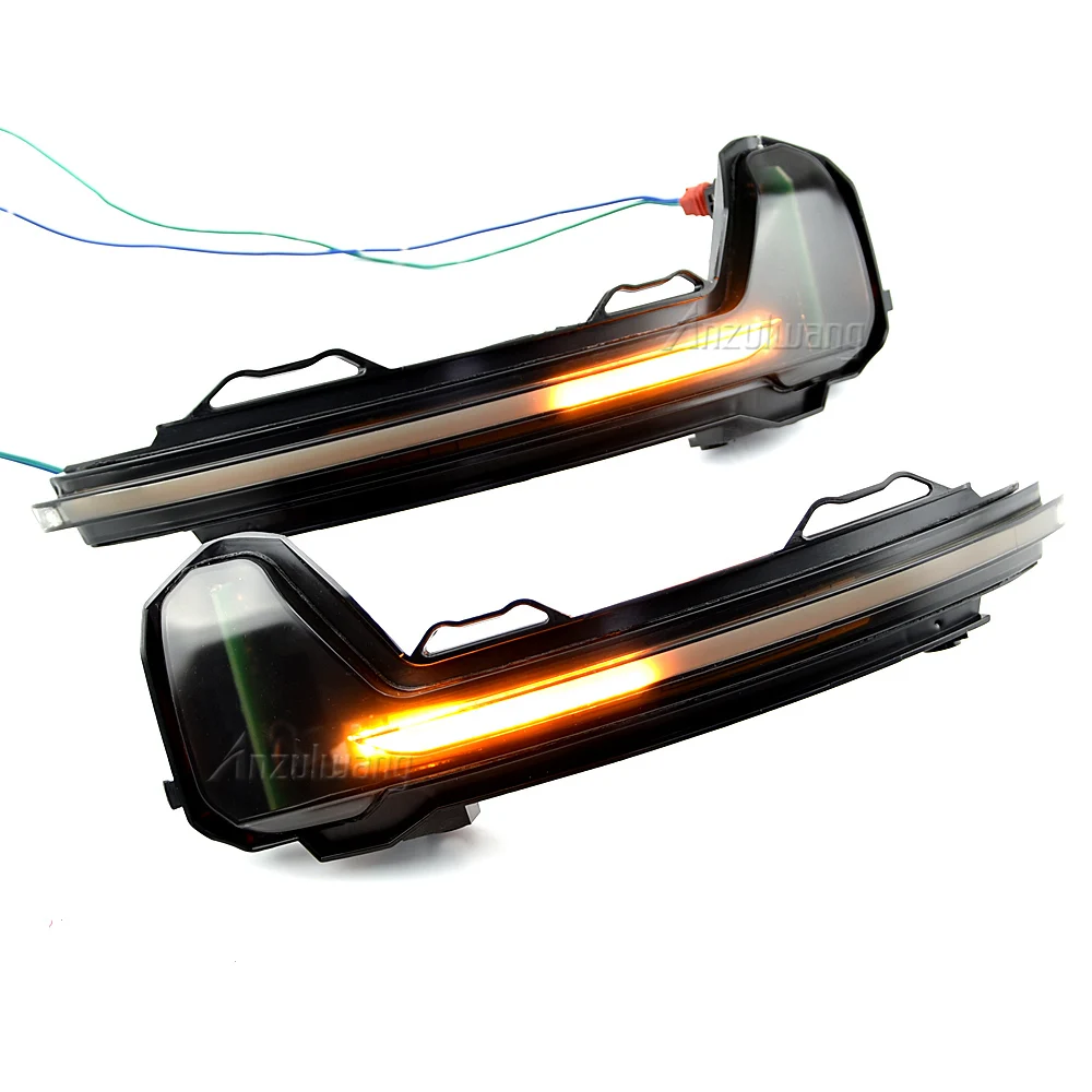 For VW Tiguan MK2 2017 2018 2019 Touareg MK3 EU 2019 LED Dynamic Turn Signal Light Flasher Flowing Water Blinker Flashing Light