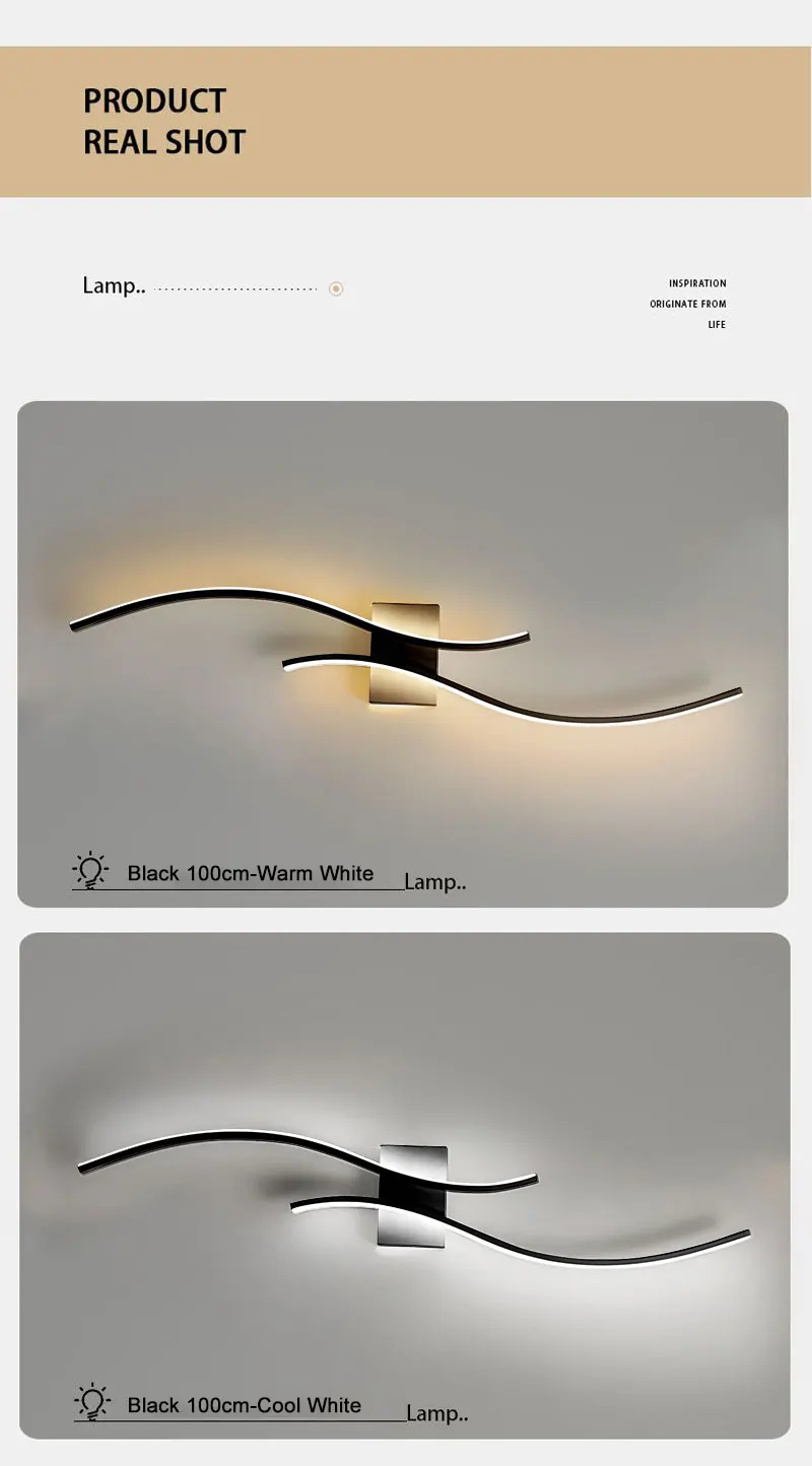 Indoor LED Wall Lamps for Bedside Bedroom Aluminum Nordic LED Wall Lights Wall Sconce Lighting Fixtures for Foyer Kitchen