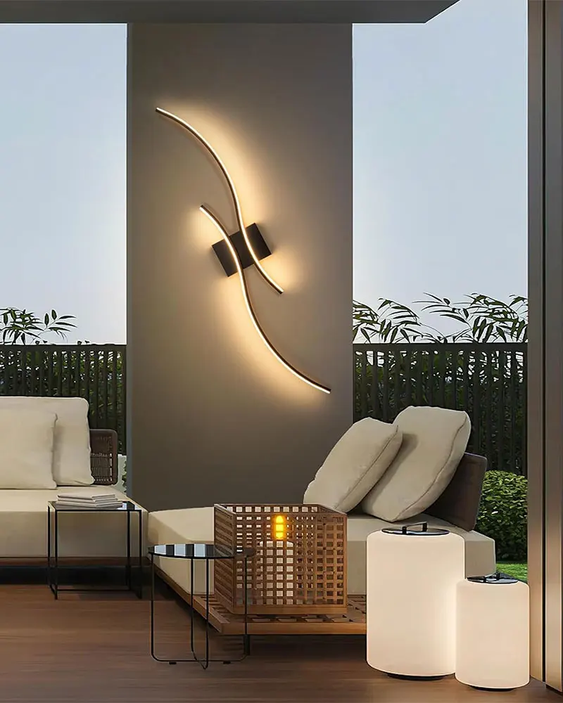 Indoor LED Wall Lamps for Bedside Bedroom Aluminum Nordic LED Wall Lights Wall Sconce Lighting Fixtures for Foyer Kitchen
