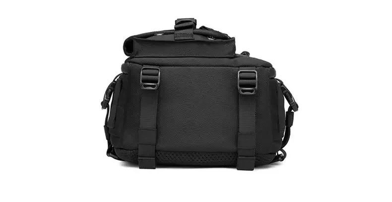 Ozuko Cross Shoulder Bag Man Chest Bag Waterproof Tactical Waist Messenger Bag Zipper Fashion Outdoor
