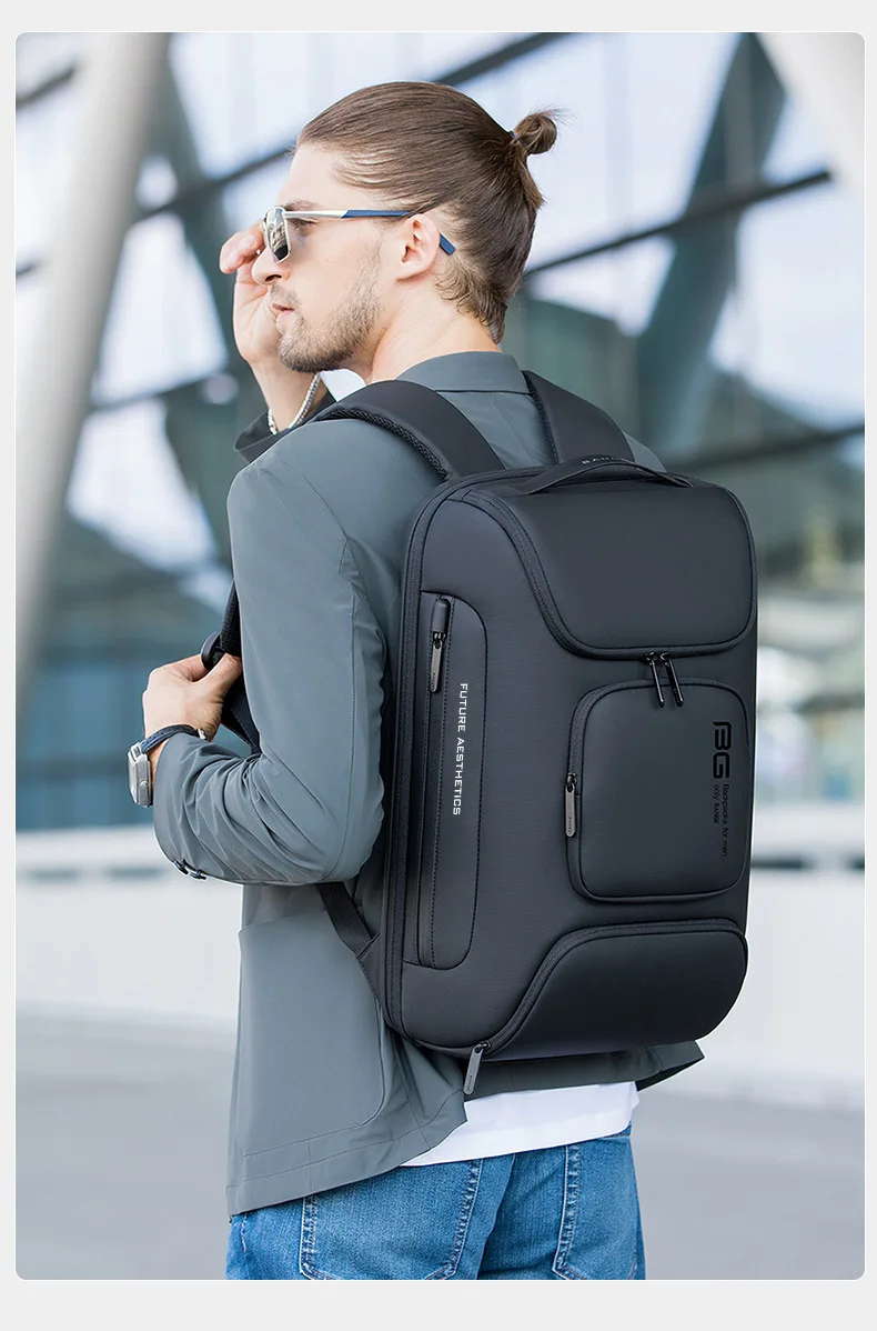 Bange Big Capacity Arrival 15.6 inch Laptop Backpacks Multifunctional with WaterProof Daily Work Business Backpack for Men