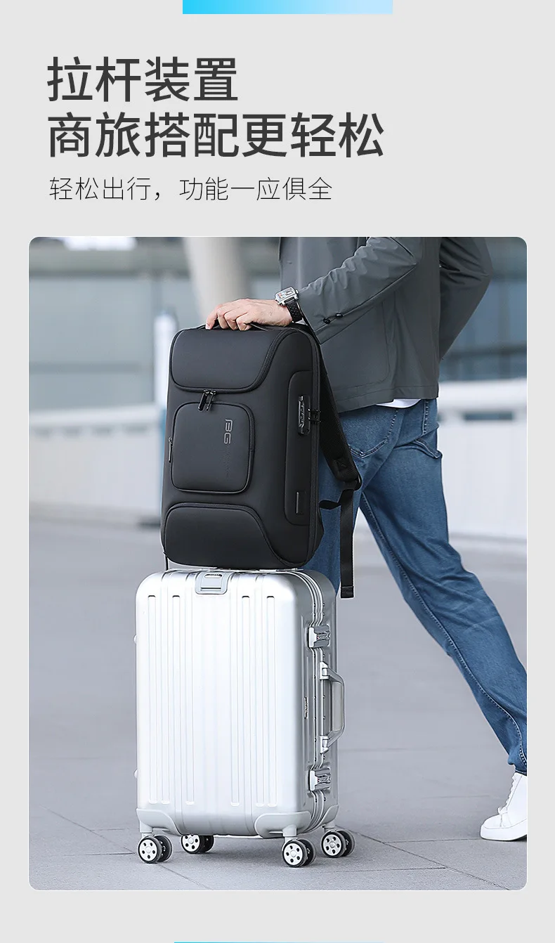 Bange Big Capacity Arrival 15.6 inch Laptop Backpacks Multifunctional with WaterProof Daily Work Business Backpack for Men