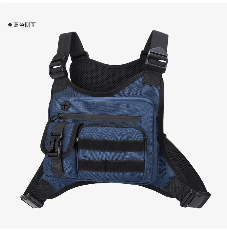 Tactical Men Vest Bag Waist Packs High Quality Waterproof Men Chest Bag Backpack Fashion Trends Men Sling Shoulder Bag Bolsos