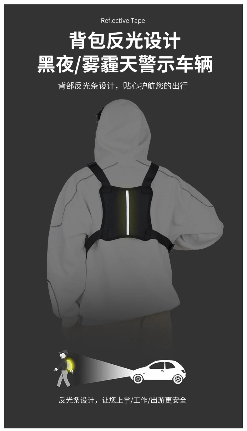 Tactical Men Vest Bag Waist Packs High Quality Waterproof Men Chest Bag Backpack Fashion Trends Men Sling Shoulder Bag Bolsos
