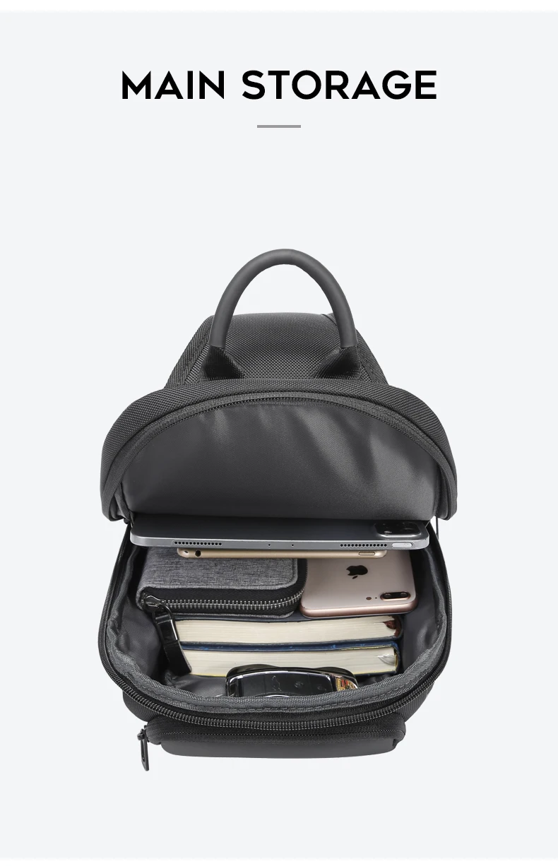 BANGE Oxford Trendy Waterproof Chest Bag Six Trend Colors Fashion Items, Large Capacity Memory for Both Men and Women