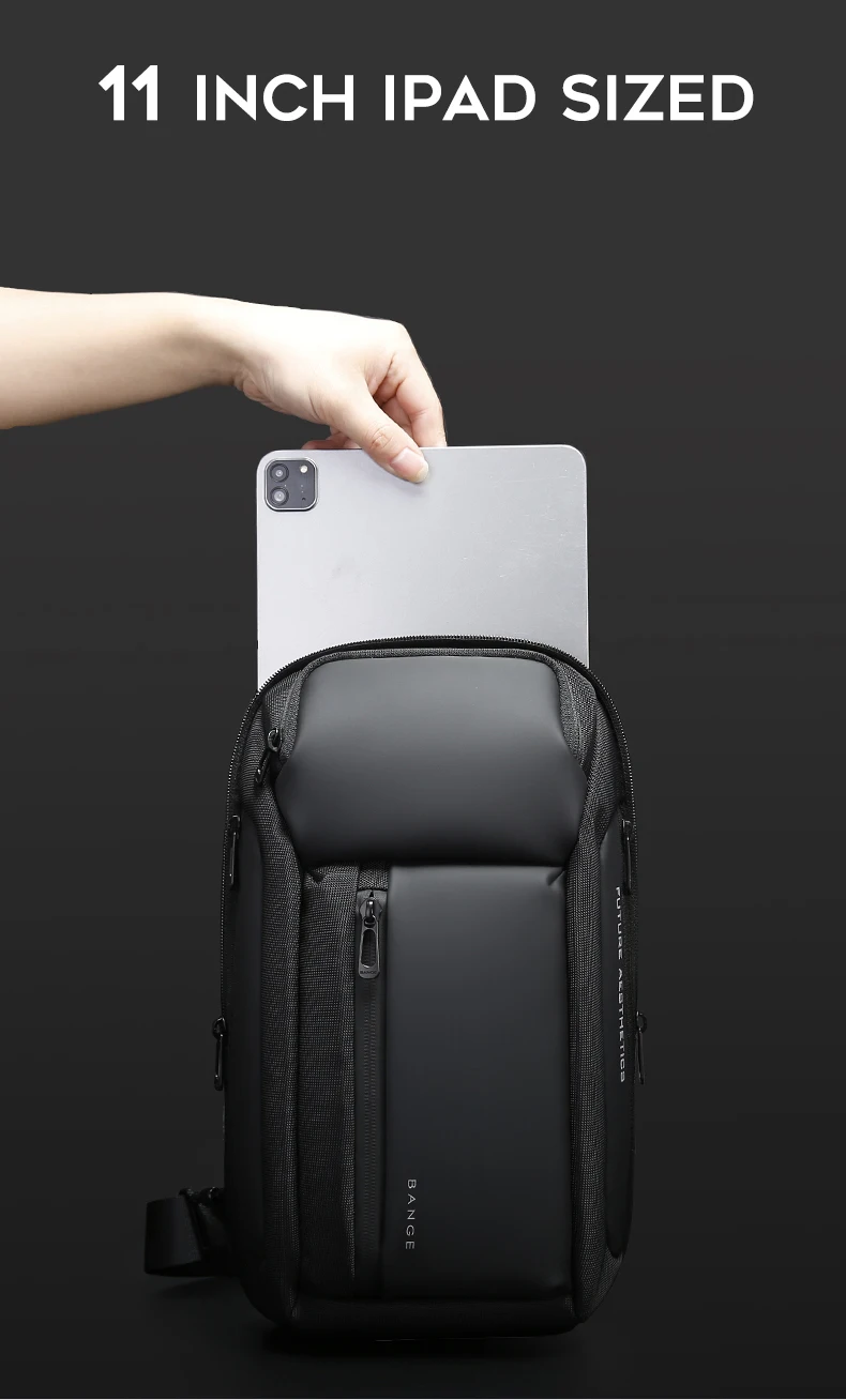 BANGE Oxford Trendy Waterproof Chest Bag Six Trend Colors Fashion Items, Large Capacity Memory for Both Men and Women