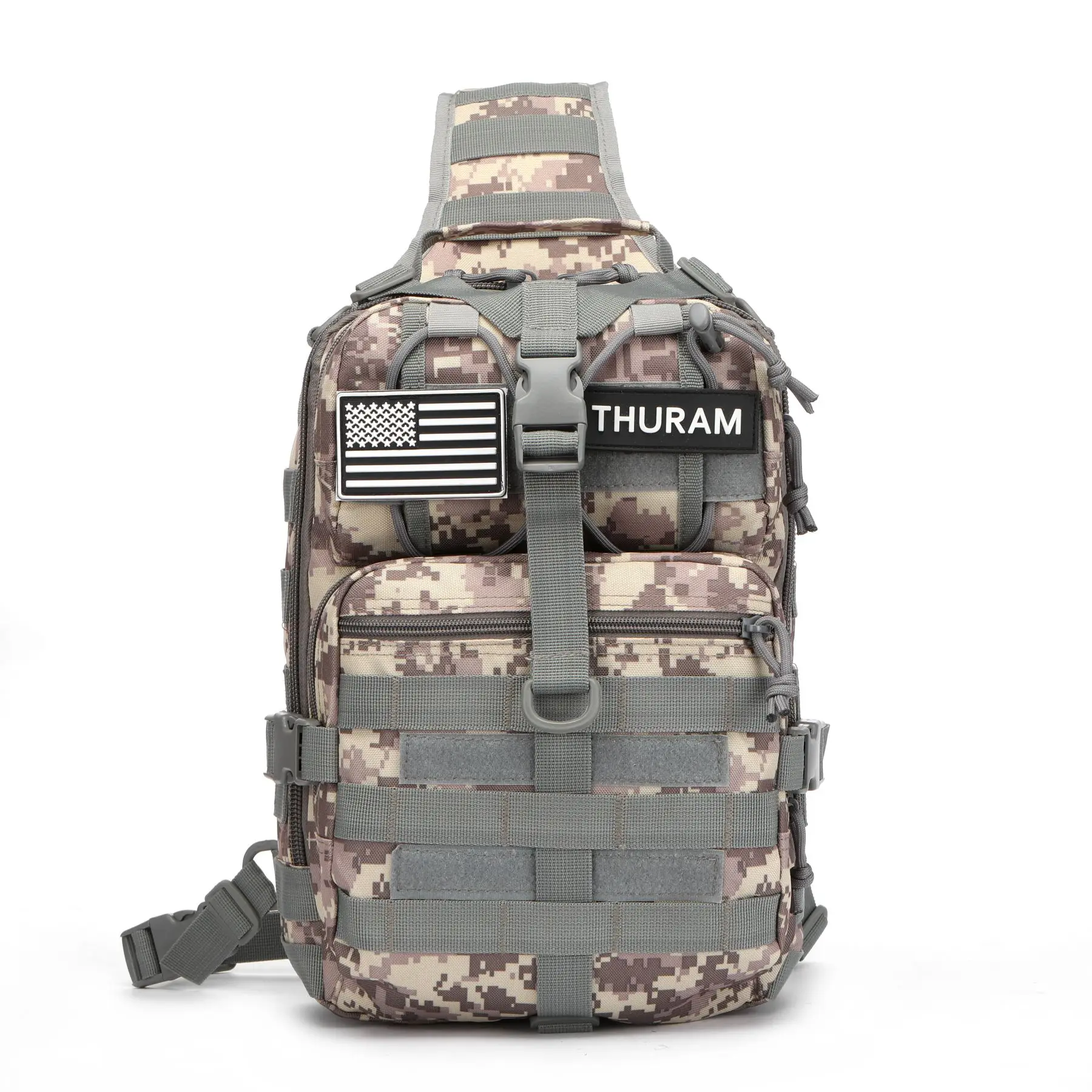 THURAM 8L/15L Outdoor Tactical Bag Backpack Sport Bag Pack Sling Shoulder Backpack Tactical Bag for Every Day Carry