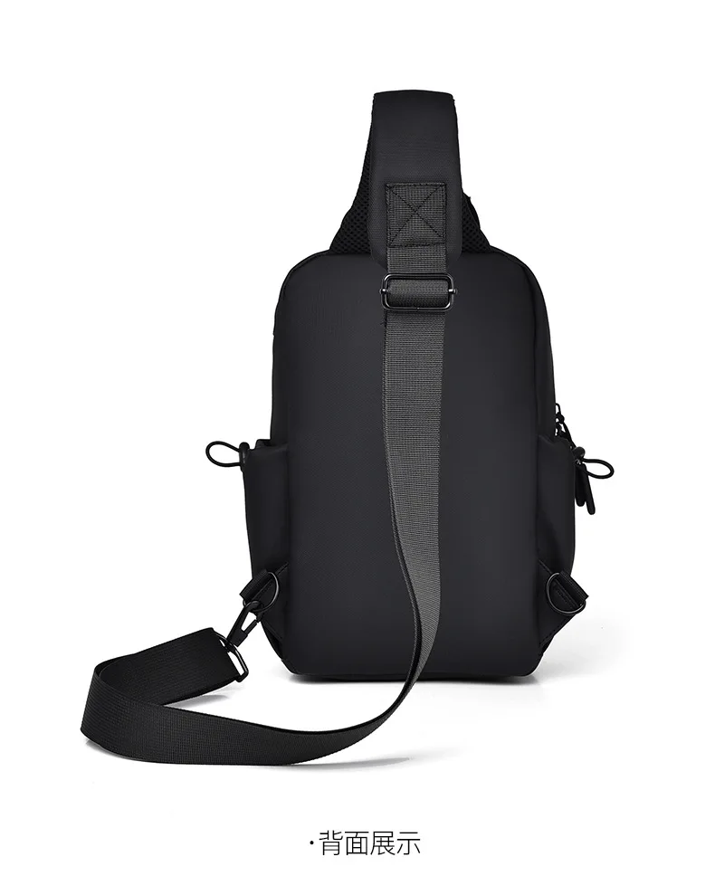 Men chest bag fashionable shoulder bag casual travel women crossbody bag multifunctional high-end lightweight waterproof bag
