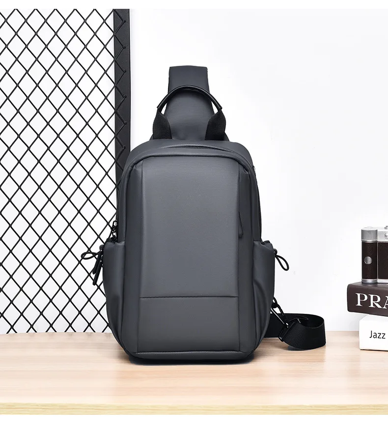 Men chest bag fashionable shoulder bag casual travel women crossbody bag multifunctional high-end lightweight waterproof bag