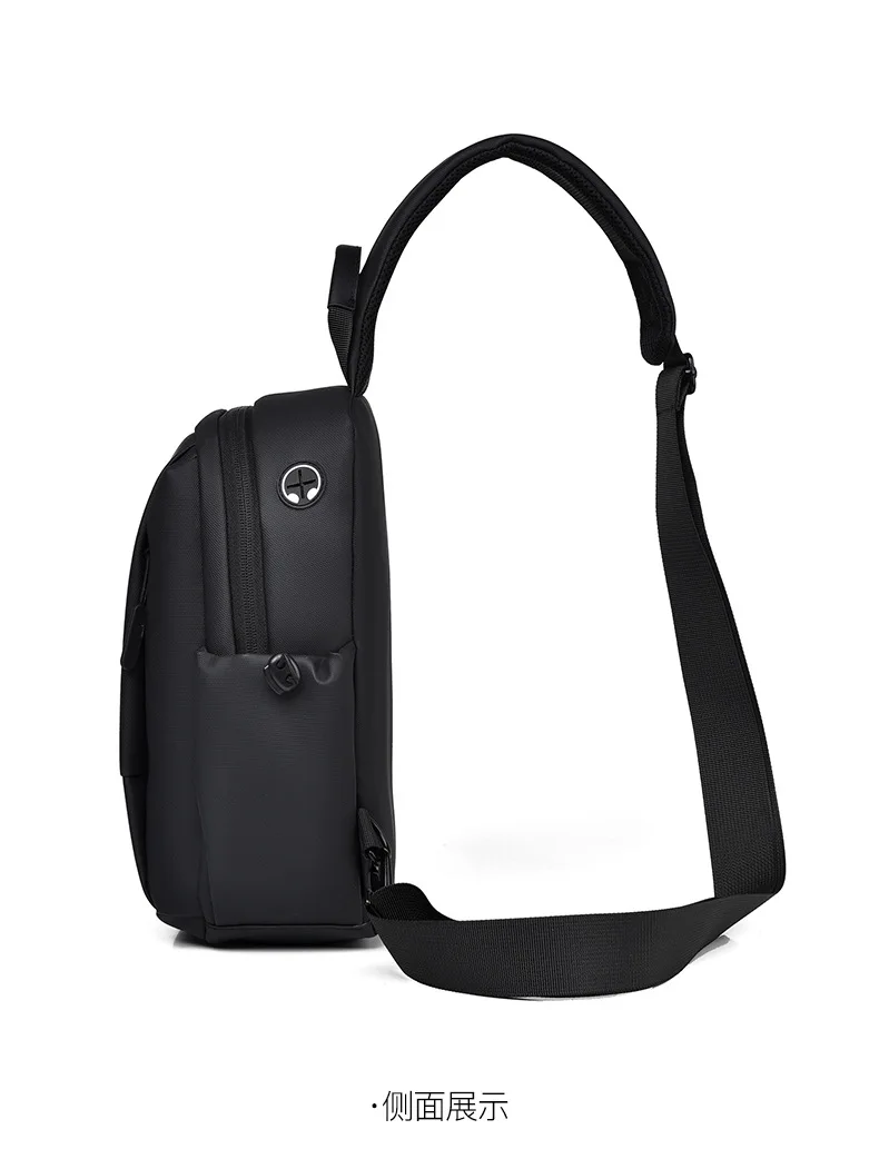 Men chest bag fashionable shoulder bag casual travel women crossbody bag multifunctional high-end lightweight waterproof bag