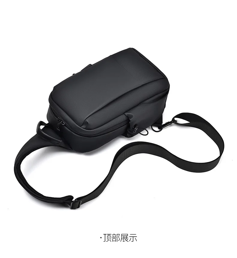 Men chest bag fashionable shoulder bag casual travel women crossbody bag multifunctional high-end lightweight waterproof bag