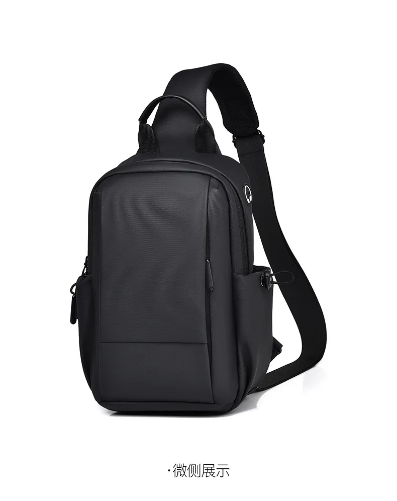 Men chest bag fashionable shoulder bag casual travel women crossbody bag multifunctional high-end lightweight waterproof bag