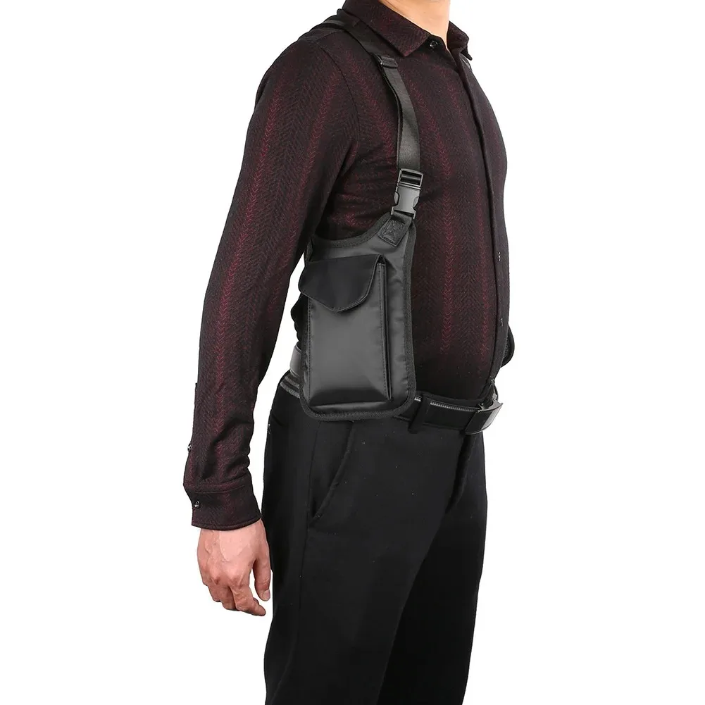 Men Outdoor Anti Theft Sling Chest Bag Concealed Crossbody Backpack Adjustable Shoulder Straps Multi Pockets