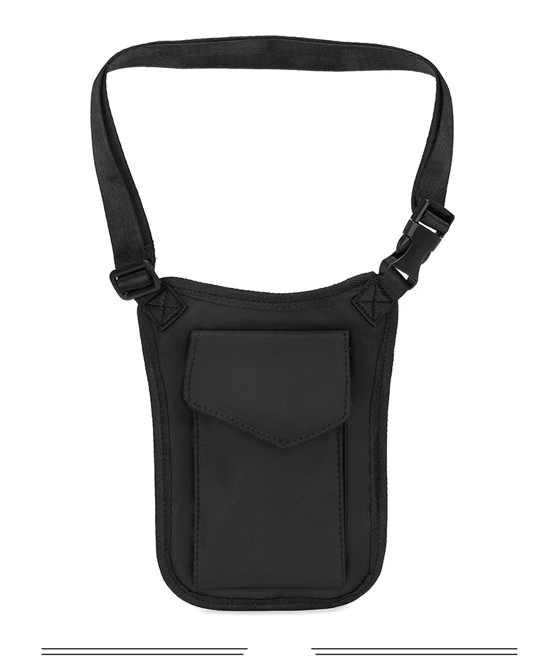 Men Outdoor Anti Theft Sling Chest Bag Concealed Crossbody Backpack Adjustable Shoulder Straps Multi Pockets