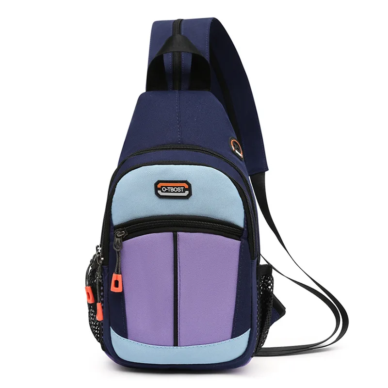 Women's Chest Bag New Fashion Oxford Cloth Waterproof Men Chest Bag Multifunctional Mini Women Backpack Sports Crossbody Bags