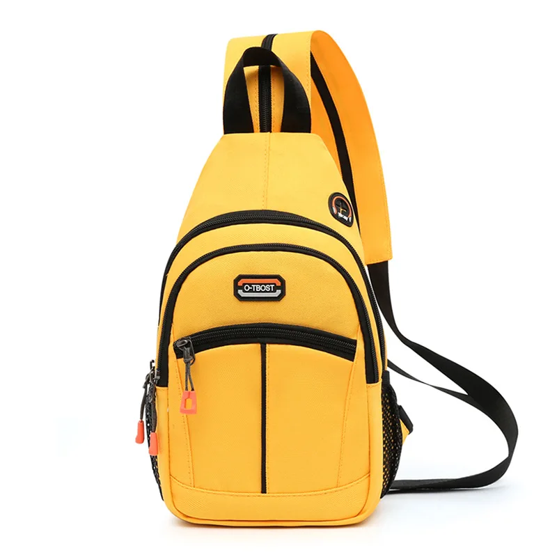 Women's Chest Bag New Fashion Oxford Cloth Waterproof Men Chest Bag Multifunctional Mini Women Backpack Sports Crossbody Bags