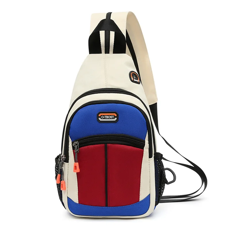 Women's Chest Bag New Fashion Oxford Cloth Waterproof Men Chest Bag Multifunctional Mini Women Backpack Sports Crossbody Bags
