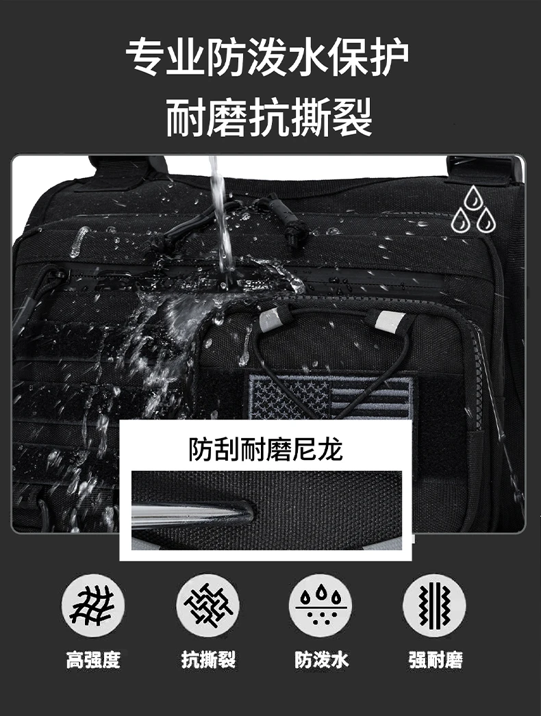 Tactical Men Vest Bag Waist Packs High Quality Men Chest Bag Hiking Backpack Fashion Trend Men Sling Shoulder Bag Fishing Tools
