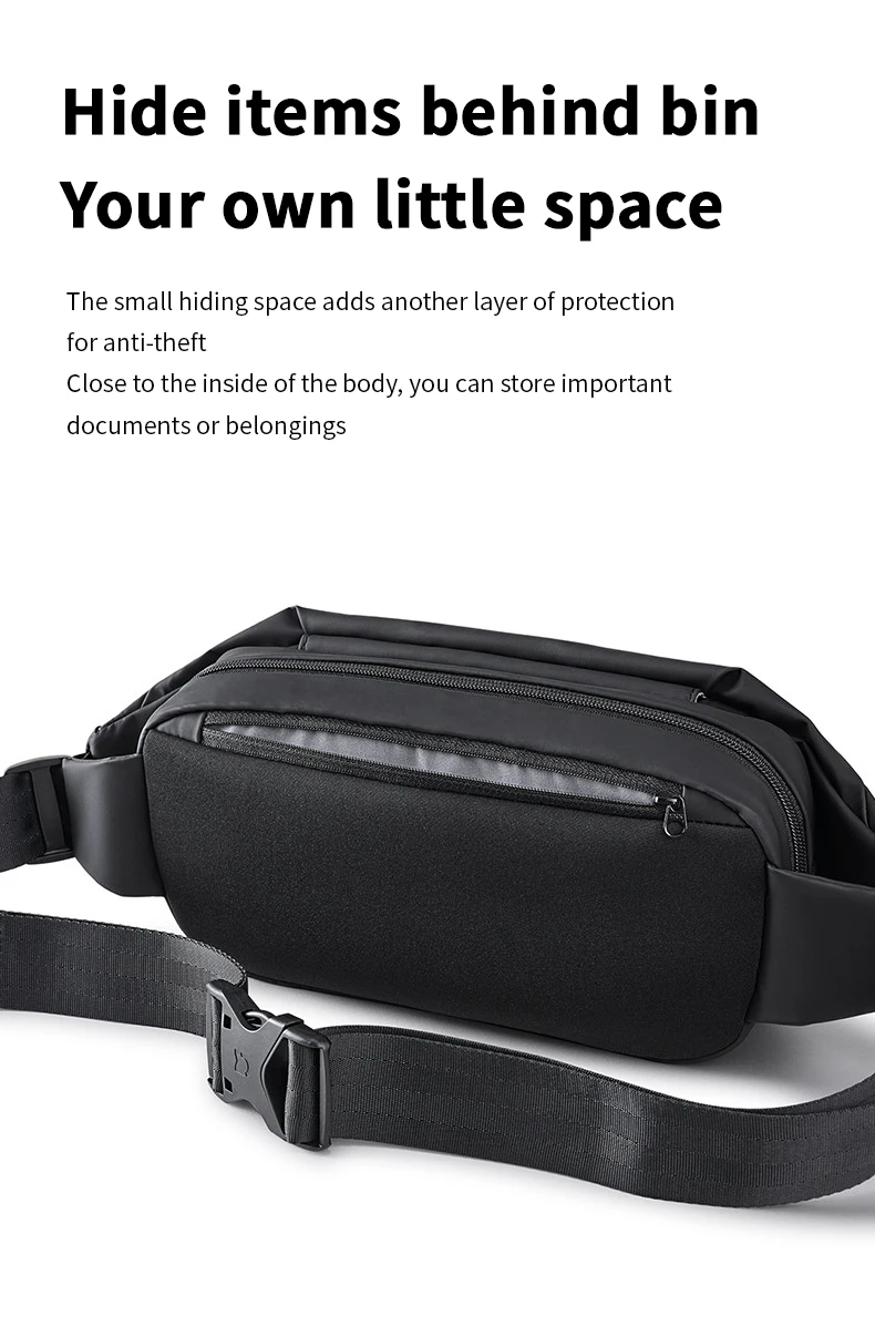 Xiaomi Mijia Chest Bag Multifunctional Leisure Portable Shoulder Bag Diagonal Bag Practical Multi-Zone Sports Purse