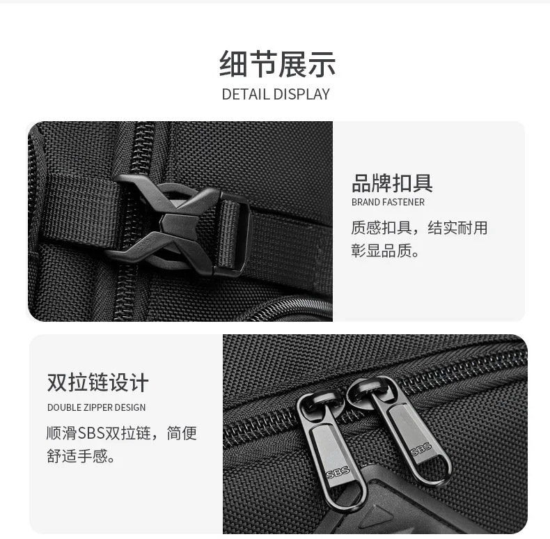 Ozuko Men's Chest Bag Belly Bags Outdoor Tactical One Shoulder Crossbody Bag High Capacity Waterproof Sports Bag For Man