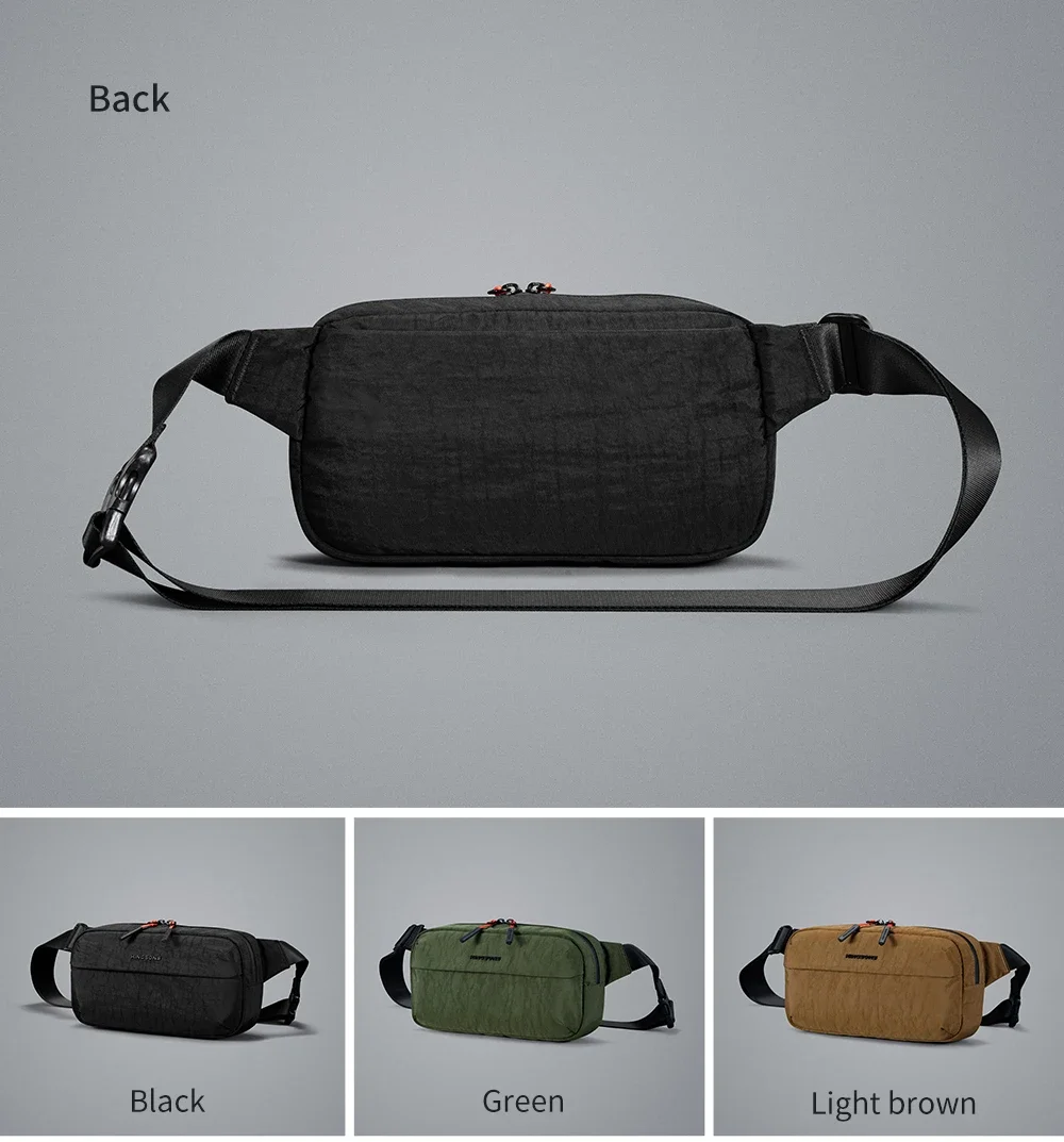 Kingsons Urban Ride Lite Sling Men Women Chest Bag Small Crossbody Bag 420D Nylon Waterproof Minimalist Travel Light 2025 New