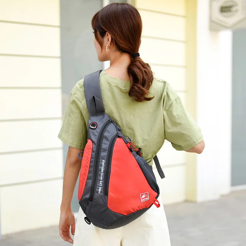 Fashion Ladies Shoulder Bag Couple Messenger Outdoor Waterproof Chest Bags Travel Sling Sport Bottle Bagpack Multifunctional Men