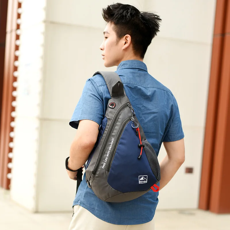 Fashion Ladies Shoulder Bag Couple Messenger Outdoor Waterproof Chest Bags Travel Sling Sport Bottle Bagpack Multifunctional Men