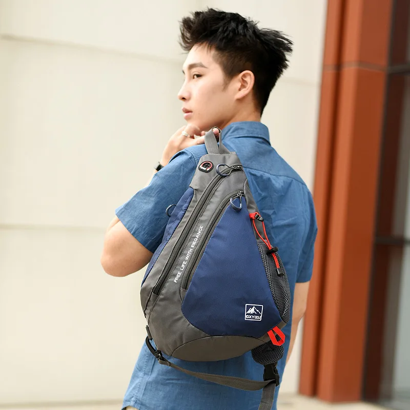 Fashion Ladies Shoulder Bag Couple Messenger Outdoor Waterproof Chest Bags Travel Sling Sport Bottle Bagpack Multifunctional Men