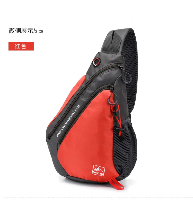 Fashion Ladies Shoulder Bag Couple Messenger Outdoor Waterproof Chest Bags Travel Sling Sport Bottle Bagpack Multifunctional Men
